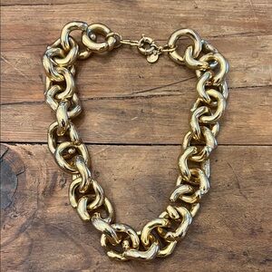 JCrew Chunky Gold Chain Necklace
